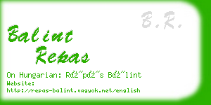 balint repas business card